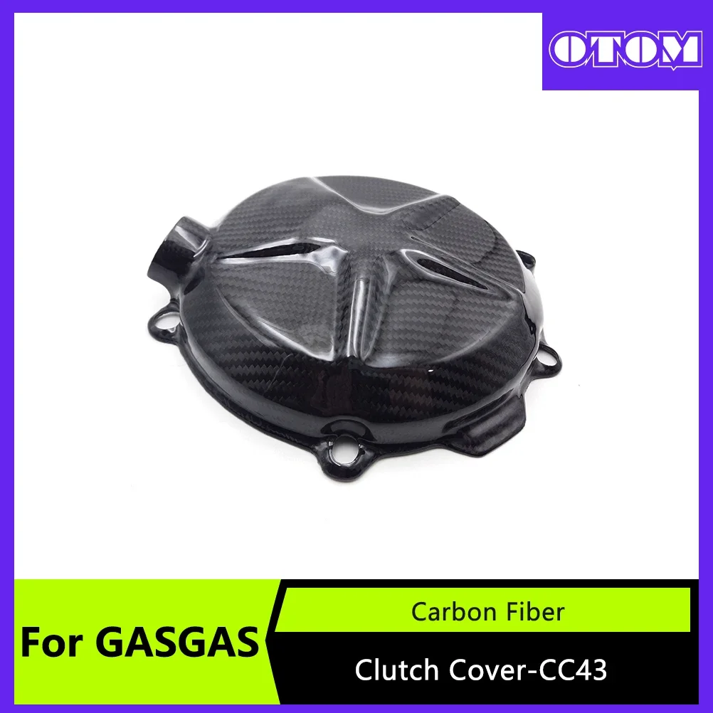 

Motorcycle Clutch Cover Engine Carbon Fiber Guard Protector For GASGAS EC250 EC300 EX250 EX300 MC250 2021-2023 Pit Dirt Bikes