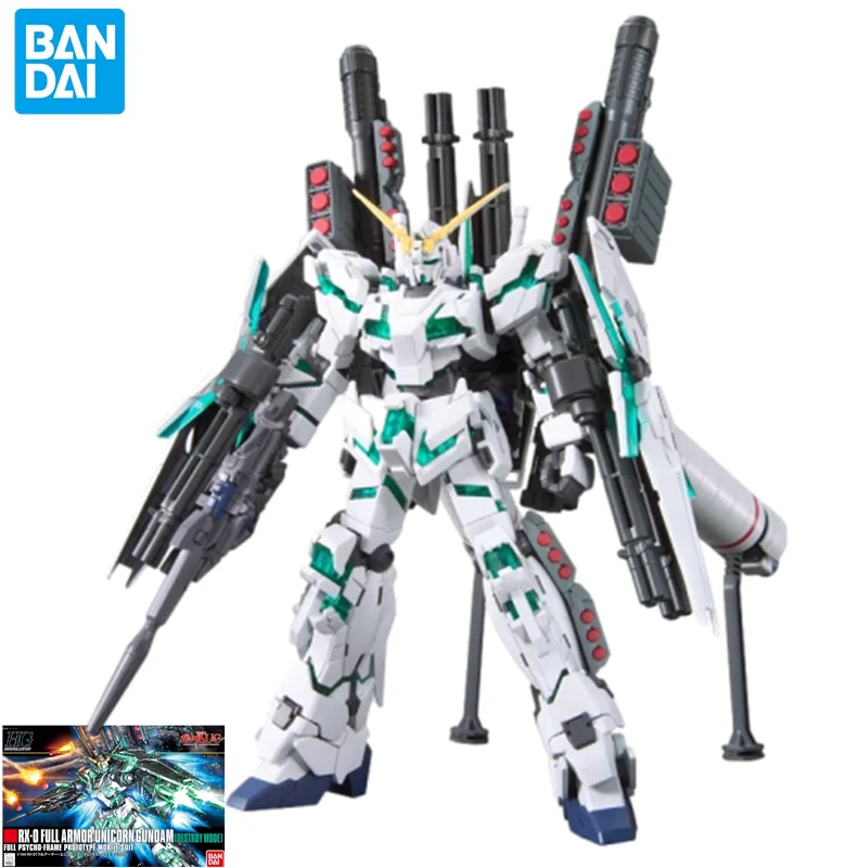 

Bandai HUUC RX-0 Unicorn Gunpla Destruction Mode Assembled Toy Ornaments Anime Peripheral Cool Boyfriend Birthday Gift 1/144