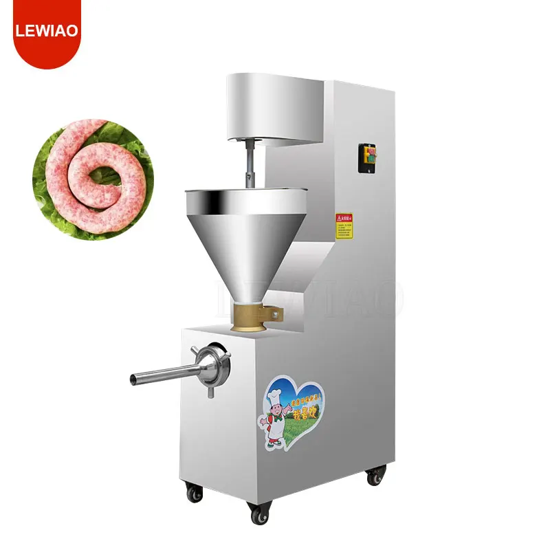 

Electric Automatic Sausage Stuffer Meat Filler Machine Commercial Home Appliance For Hot Dog Make Sausage Filling Machine