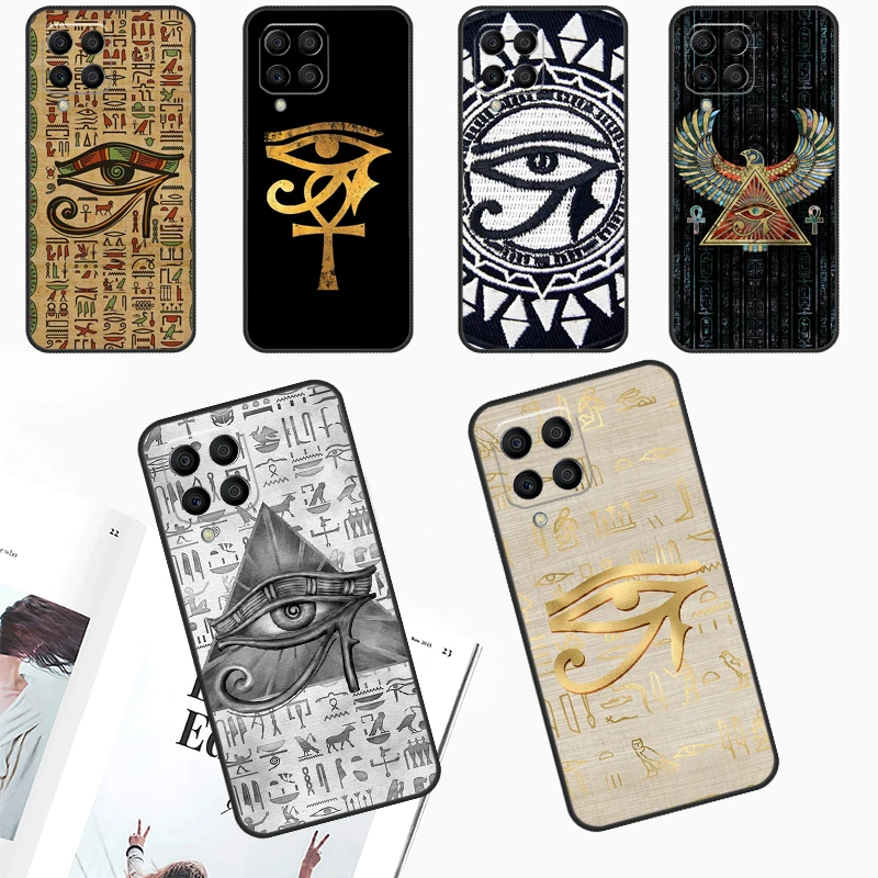 Eye of Horus Egypt Case For Samsung Galaxy M12 M32 M52 M55 M13 M33 M53 M14 M34 M54 M20 M30s M31s M51 M31 M21