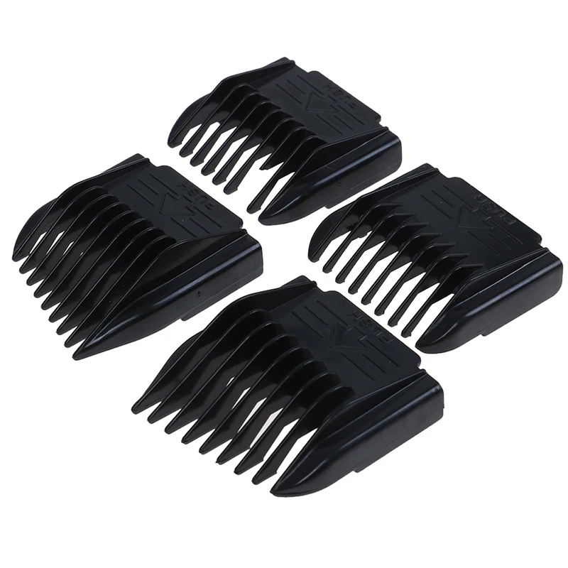 4Pcs/set Cutting Guide Comb Hairdressing Tool Set Limit Comb Hair Trimmer Shaver