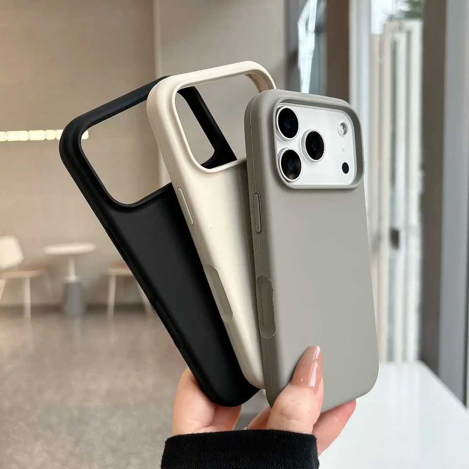 Funda de silicona líquida mate sólida compatible con Magsafe para iPhone 18 17 17E 16 15 14 13 12 11 Pro Max Plus carga inalámbrica 5