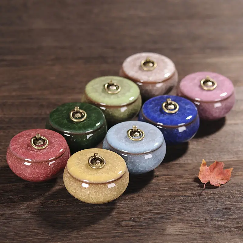 Portable Tea Coffee Sugar Jar Mini Kitchen Jar Storage Container with Lid China Storage Bottles & Jars Home Decor Gifts