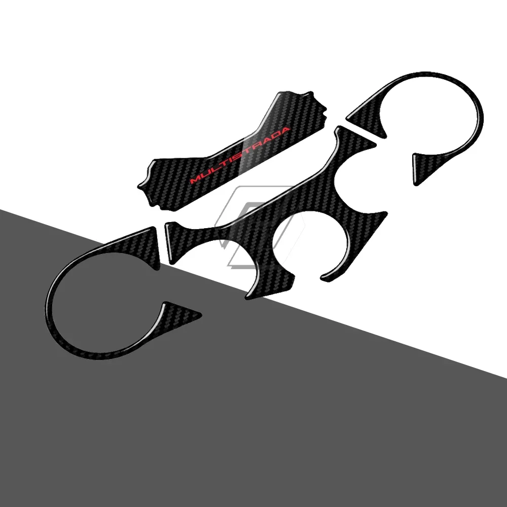 

3D Carbon-look Upper Triple Yoke Cover Protector Case for Ducati Multistrada 2011-2014