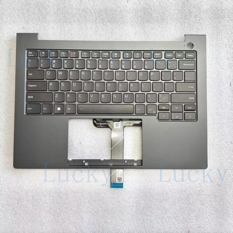 f  New Palmrest Upper Case C Cover US Backlit Keyboard For K14 G2 IRU 21G0 21G1