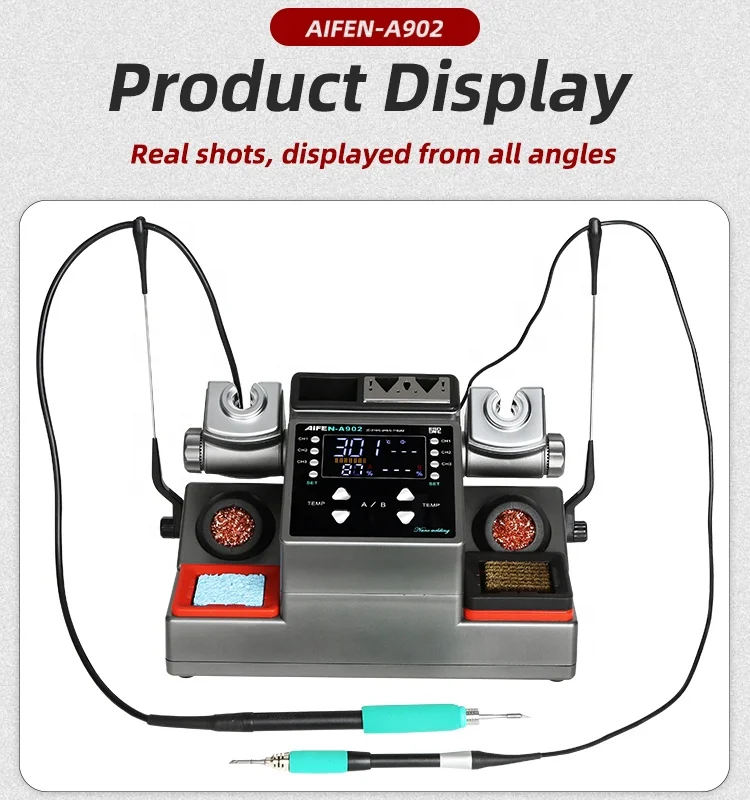 Iron Welding Station Mobile Phone Electronic Product Maintenance Application for 115/210/245 Soldering Iron Heads