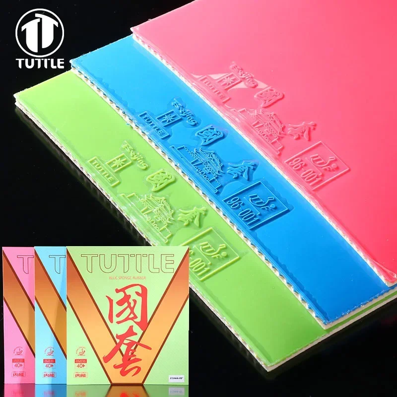 

Tuttle Colorful Table Tennis Rubber Sheet Blue Green Pink Semi-tacky Colored Ping Pong Rubber Sheet Beijing GuoTao