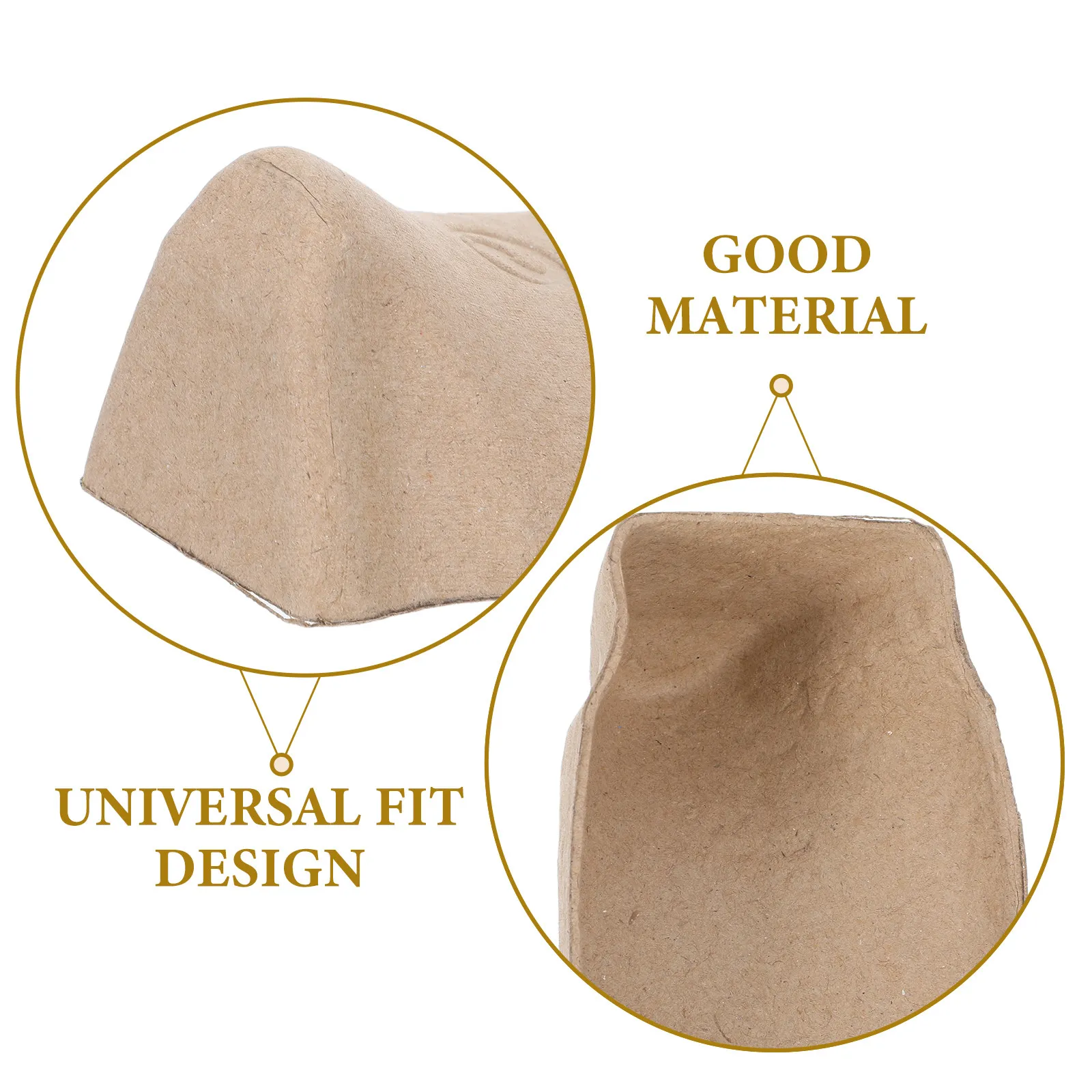 

40pcs Paper Pulp Shoe Trees Anti-crease Shoe Tree Inserts Sneakers Inner Stretcher Deformation Preventer for Boot Insert Shaper