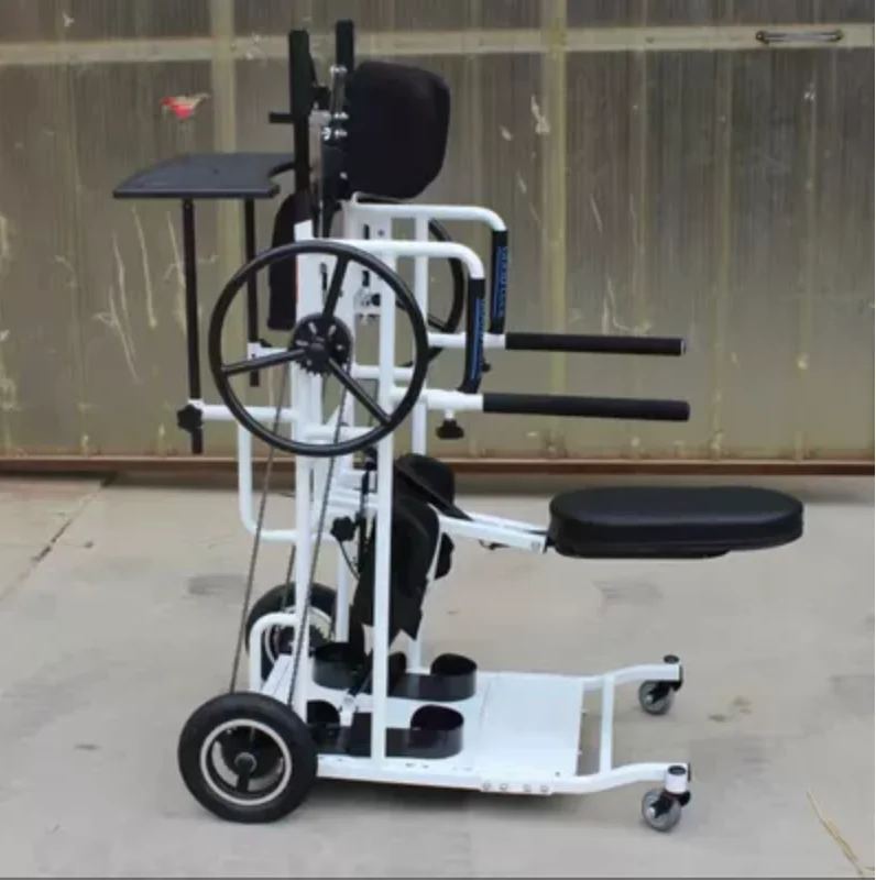 Aluminum Alloy Rehabilitation Assisted Walking Bracket Wide Chassis Adjustable Wheelchair Walker