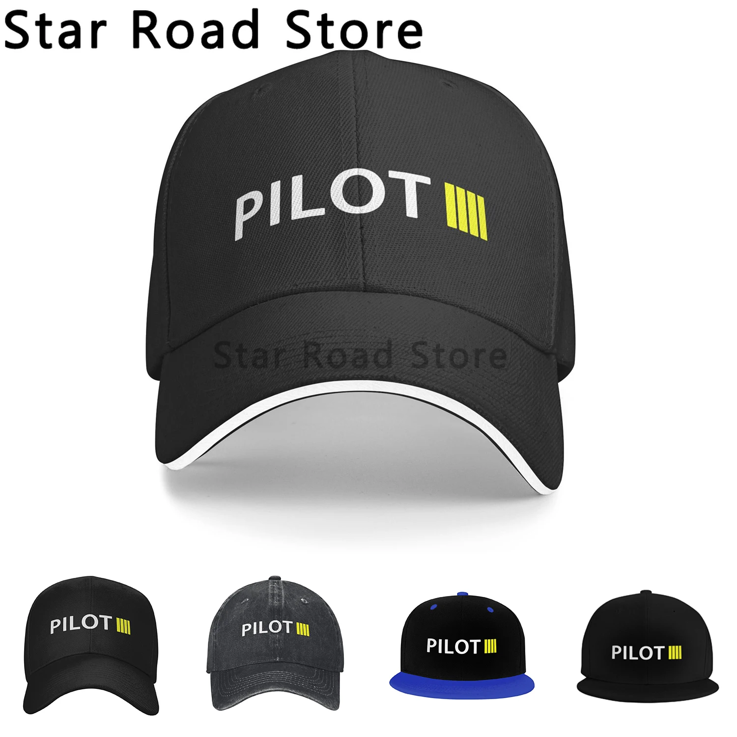 

PilotCap Baseball Cap Baseball Cap Man Uv Protection Solar Hat Hat for Women Men's 2024 Summer Men's Snapback Cap