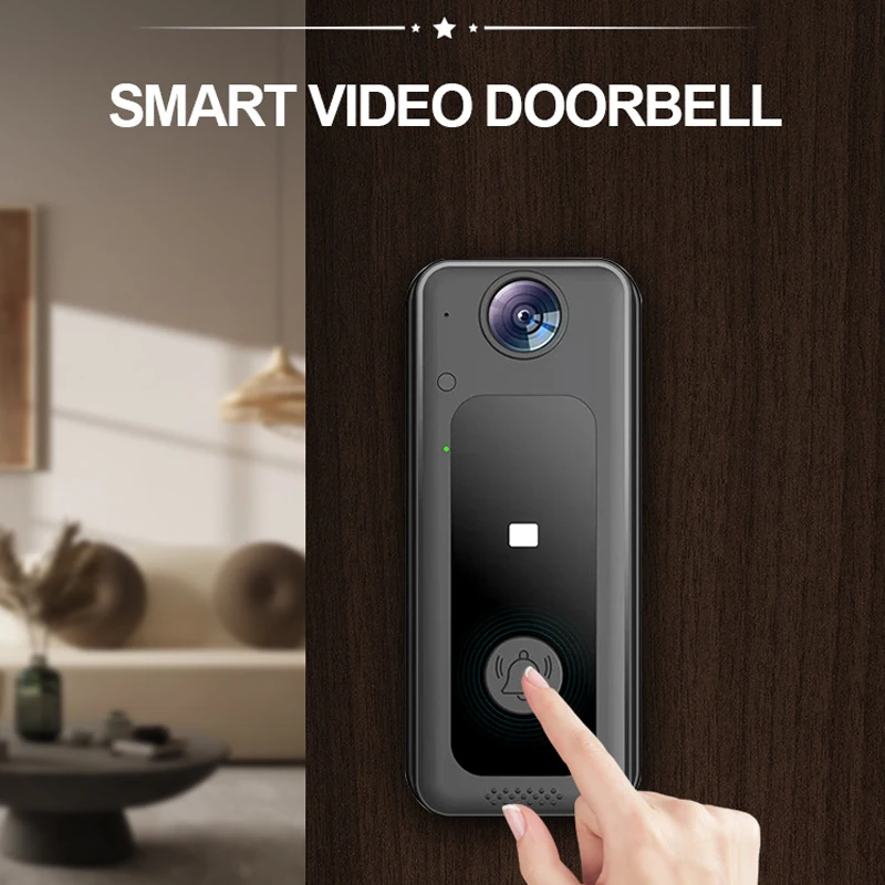 Wireless Doorbell WiFi Outdoor HD Camera Alarm Security Door Bell Night Vision Video Intercom For Smart Home Monitor Door