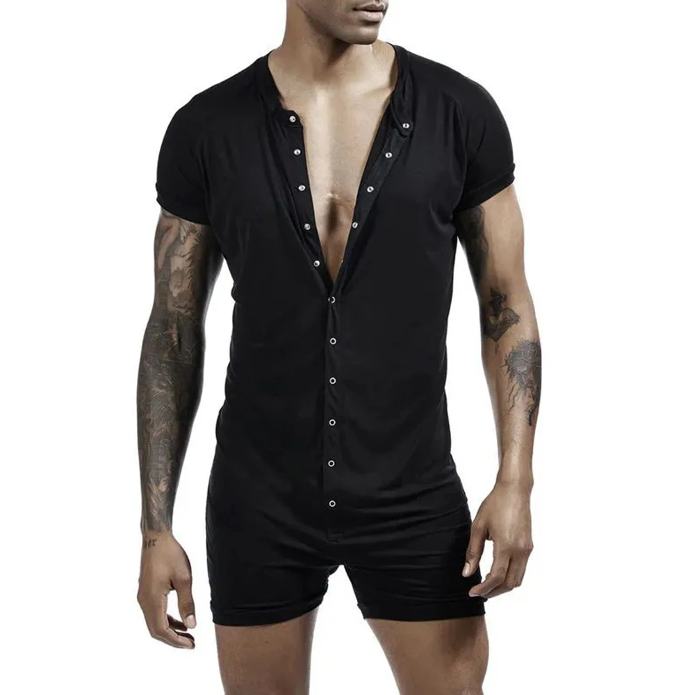 Ropa interior adelgazante para Hombre, Body moldeador con botón, camiseta ajustada, ropa interior adelgazante, chaleco sólido