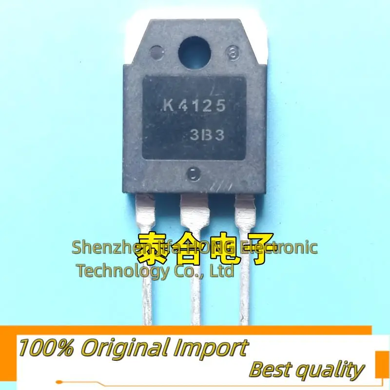 10PCS/Lot  K4125 2SK4125 TO-3P MOSFET  17A 600V   Imported Original  Best Quality