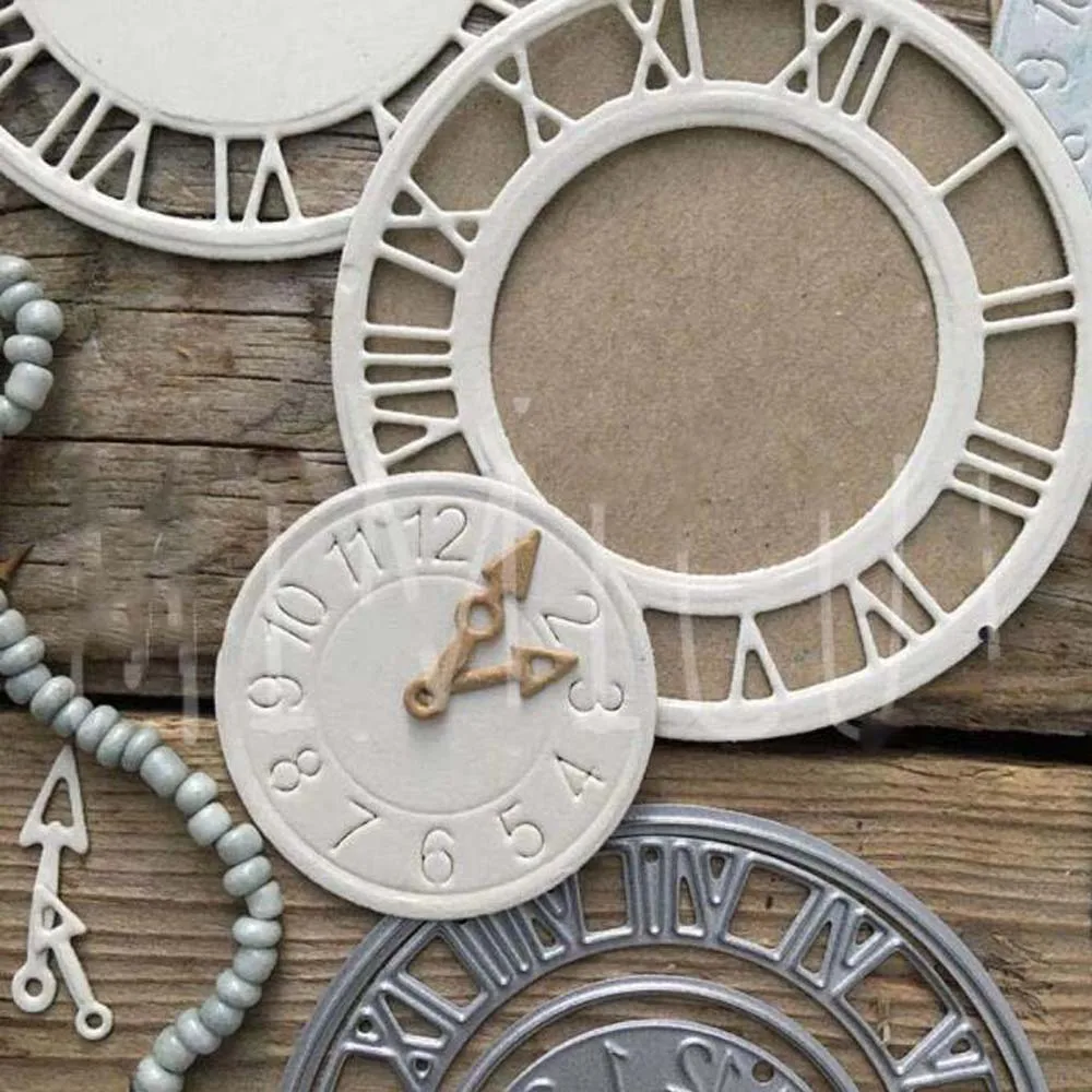 Clock circle frame Metal Cutting Dies Stencils Die Cut for DIY Scrapbooking Album Paper Card Embossing