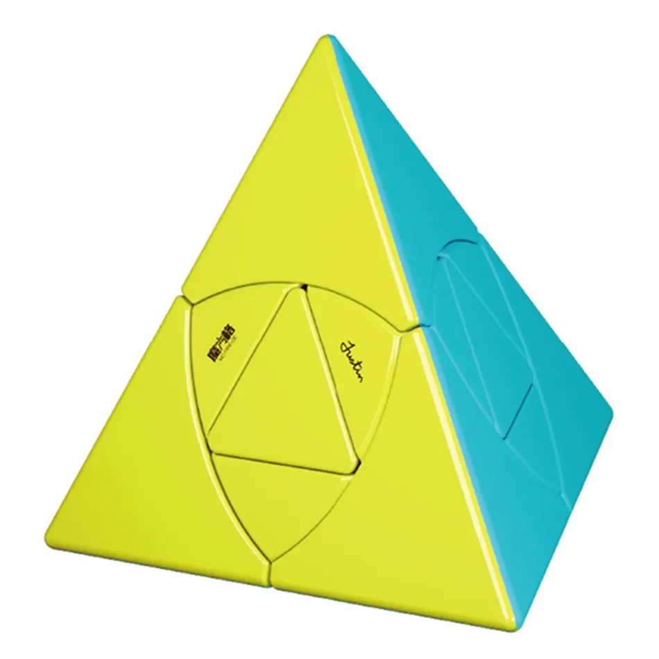 Qiyi 3x3x3 Piramide Cubo magico a forma strana Velocità E Puzzle professionali Abilità pratica Giocattoli educativi per bambini