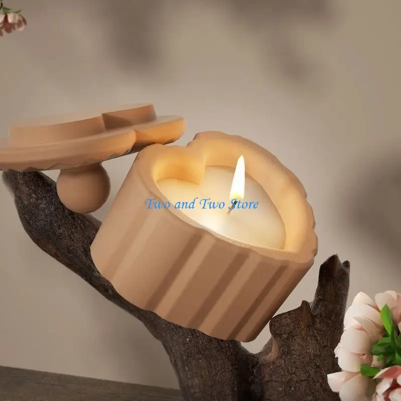 

HX6F Functional Silicone Mold Create Censer Holder Silicone Mold Make Crafts for Home Office Decorations
