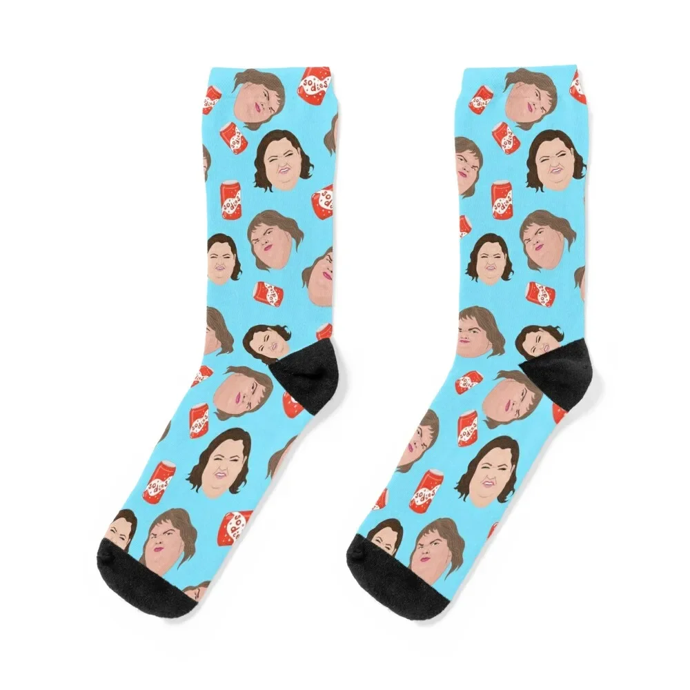 

1000lb Sisters - Repeat Print - Sodies - Slaton Sisters Amy Tammy Socks Rugby sports and leisure loose Women's Socks Men's