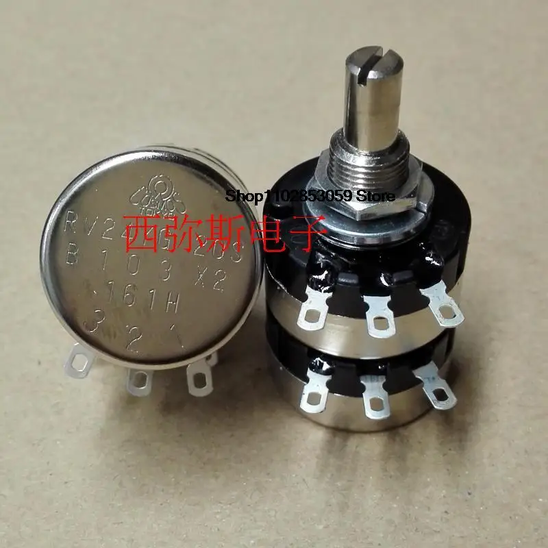 

1PCS New original TOCOS duplex potentiometer RV24YG-20S-B103 duplex 10K dual channel INSTOCK