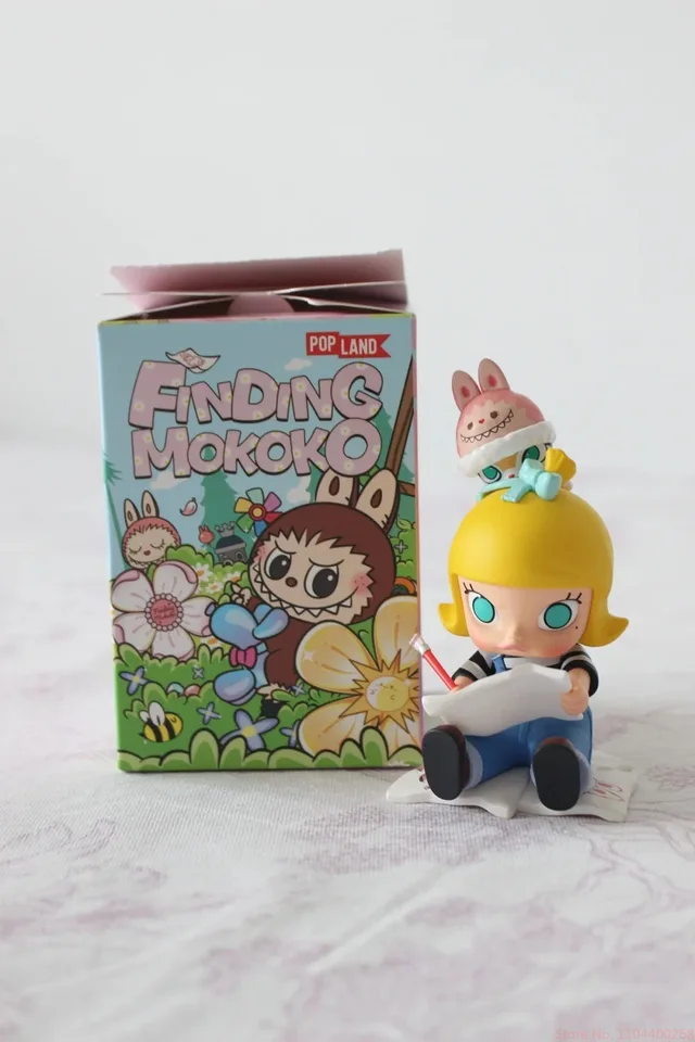 Genuine Pop Mart Finding Mokoko Blind Box Labubu Skullpanda