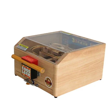 2021 Popular Mini size Kids Favorite Wooden Arcade Pinball 3D Three-dimensional Educational Toy Track Pinball Machine