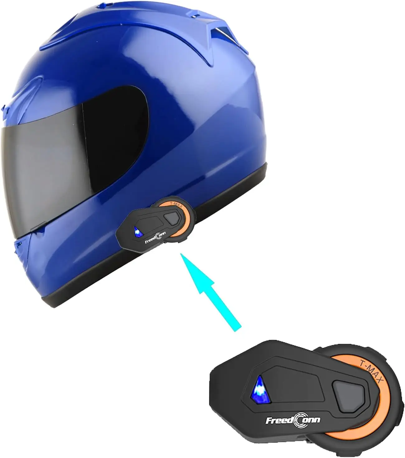 

Z Bluetooth New Motorcycle Bike Full Face Helmet JH901 Matt Black + One Extra Clear Shield: JH901