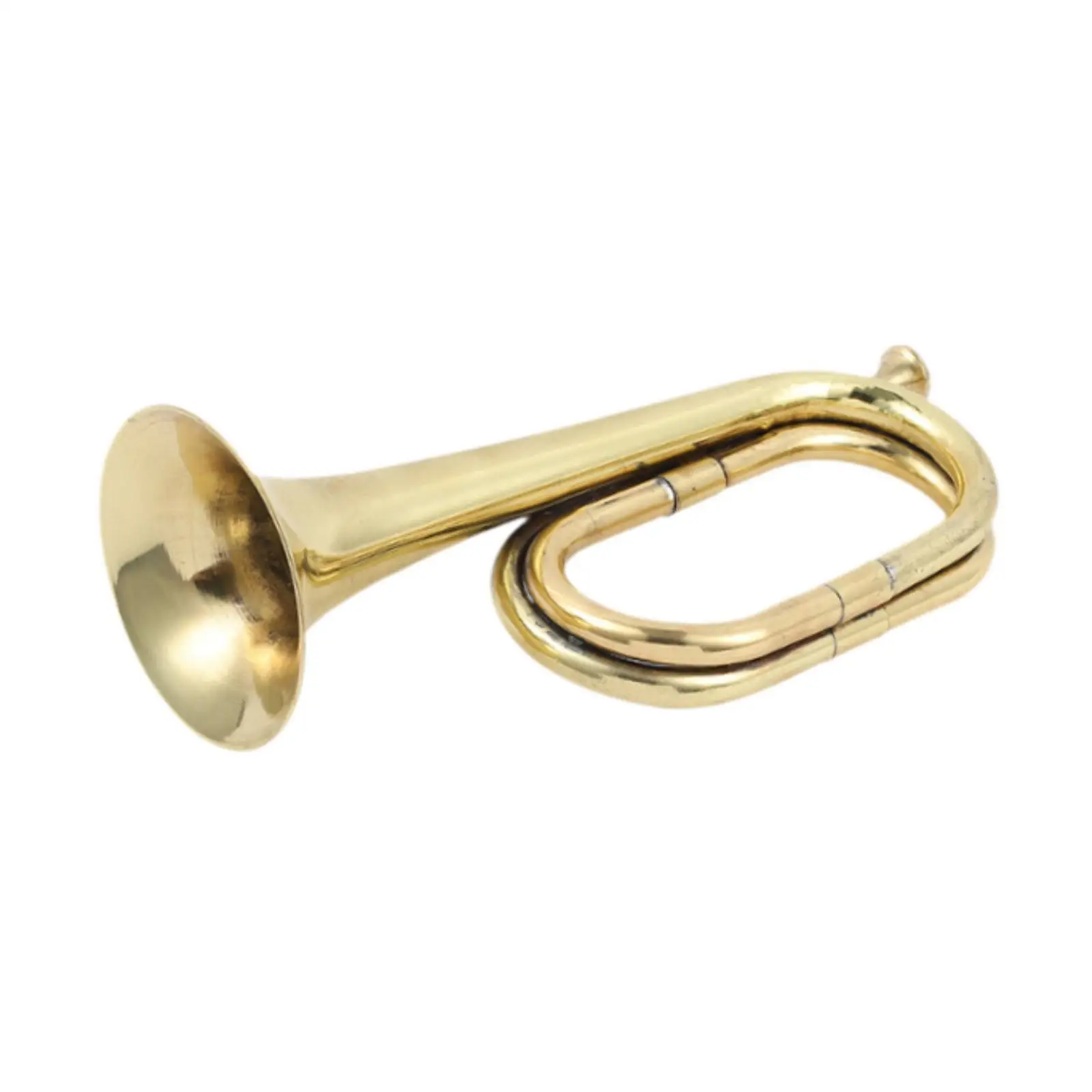 Blowing Trumpet Prop Instrument Solid Copper Bugle Designed For Loud Clear Sound In Outdoor Events Which Makes Sound