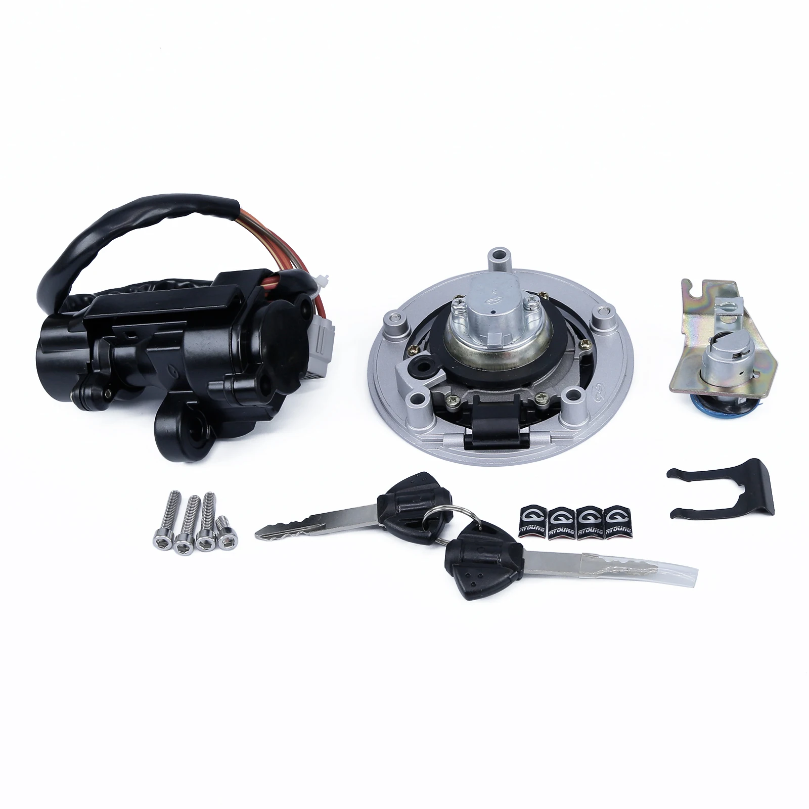 For Suzuki GSXR600 GSXR750 GSXR1000 2006-2018 Motorcycle Ignition Switch Fuel Gas Tank Cap Seat Lock Keys Set