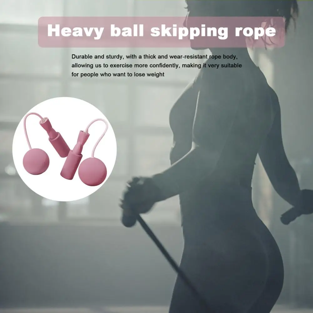 Pular corda sem fio com bola pesada, Sem fio Skip Rope, Rapid Speed Skipping Rope, Sport Fitness Training, Perder peso, Exercício