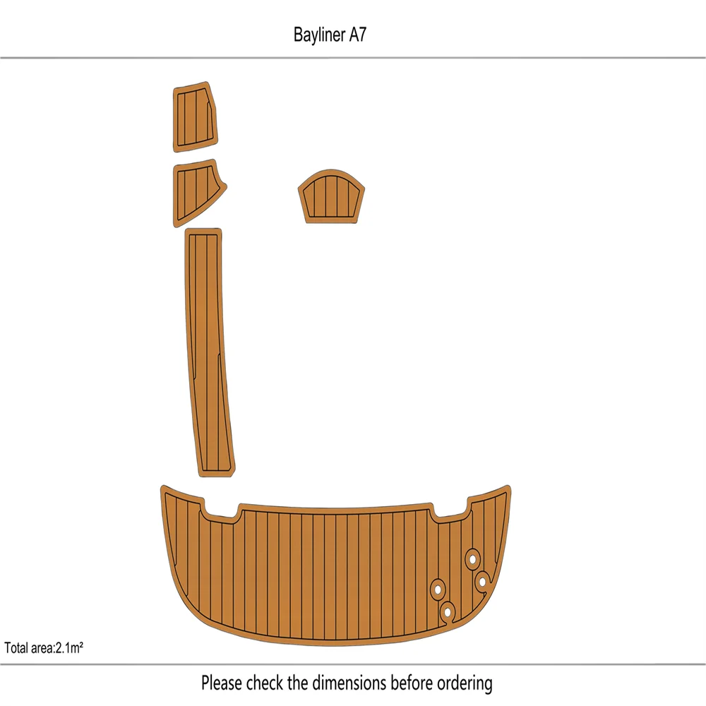 

Платформа Bayliner A7 Swim 1/4 дюйма, 6 мм, напольный из пенопласта EVA