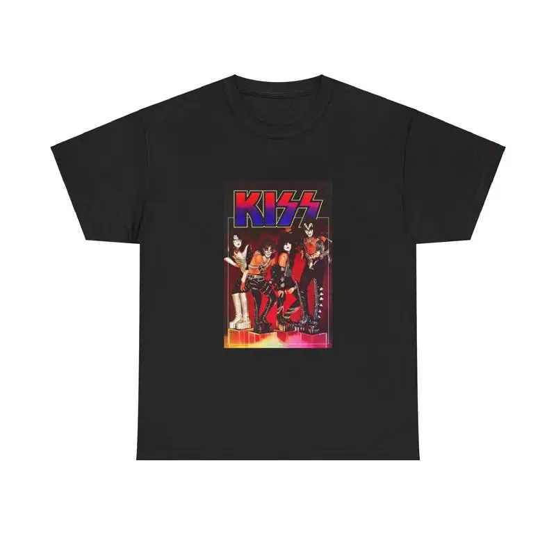 

KISS 1978 Cubes Poster retro Short Sleeve Tee