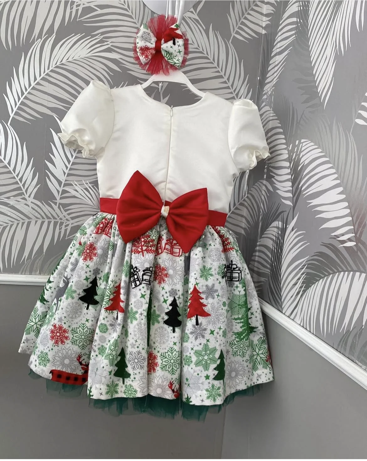 Baby Girl Summer Small Bell Embroidery Turkish Vintage Lolita Princess Ball Gown Dress for Birthday Holiday Eid Christmas B45