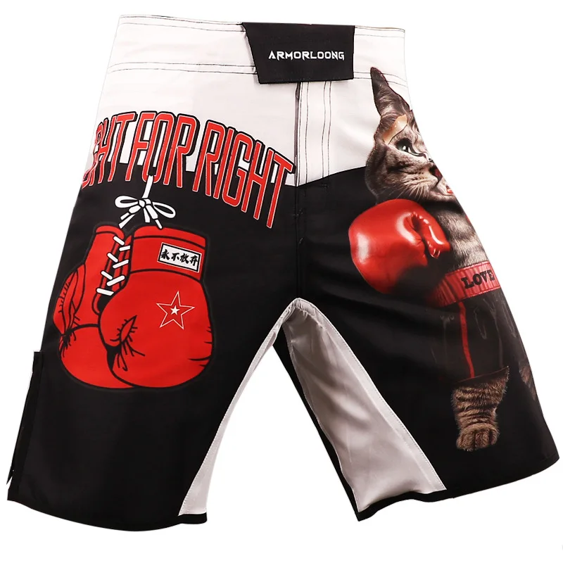 Short d\'entraînement à séchage rapide pour enfants, arts martiaux MMA, fitness, boxe thaïlandaise, sanda, judo