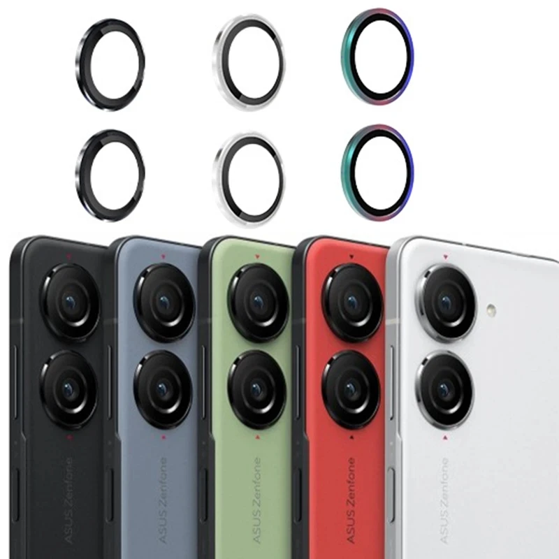 

Aluminum Lens Film For Asus Zenfone 10 Camera Lens 9H Protector Film For ASUS Zenfone10 Screen Protector Camera Metal Cover