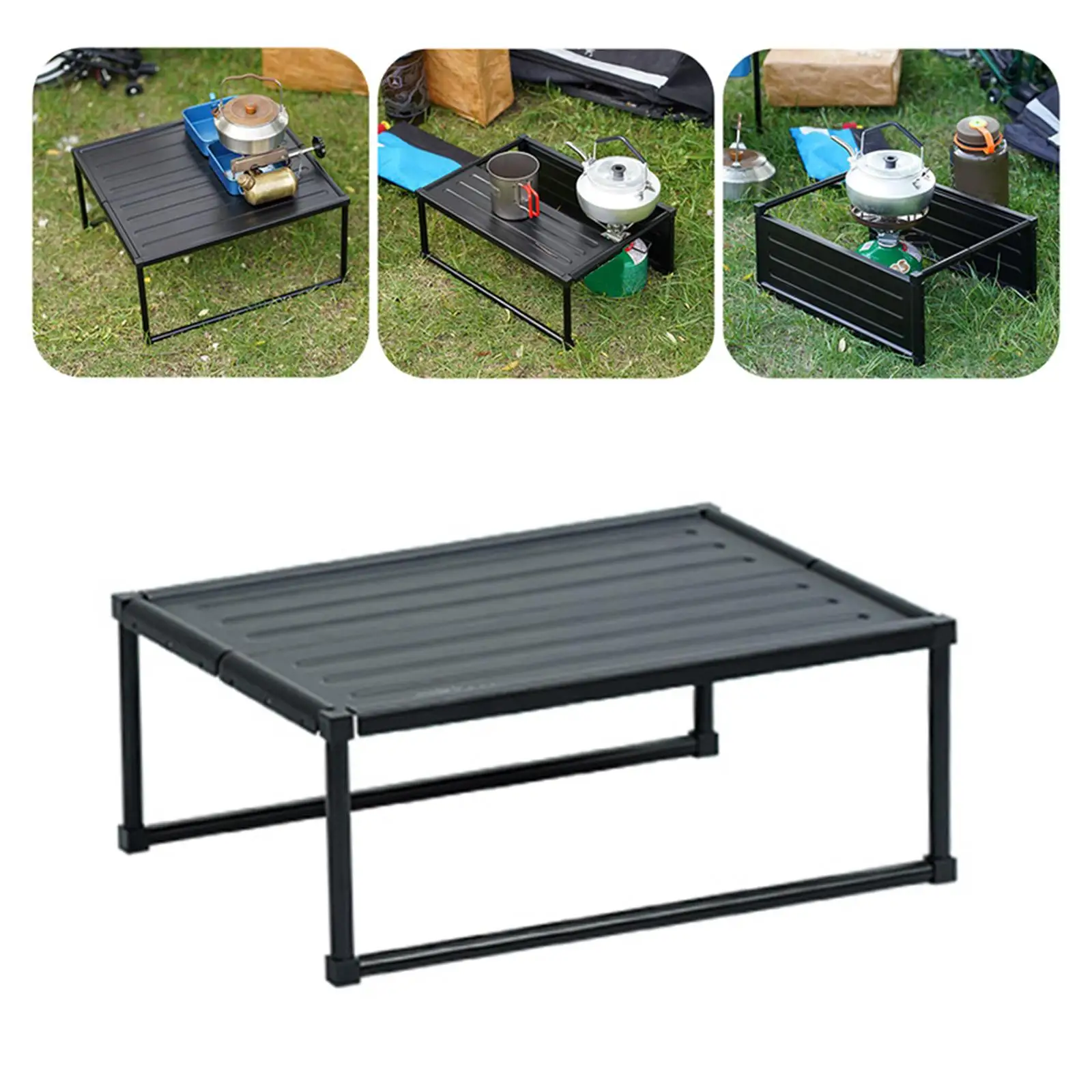 

Folding Table Travel Camping Table Outdoor Indoor Picnic BBQ Hiking Table for Patio, Garden, Backyard, Beach, BBQ