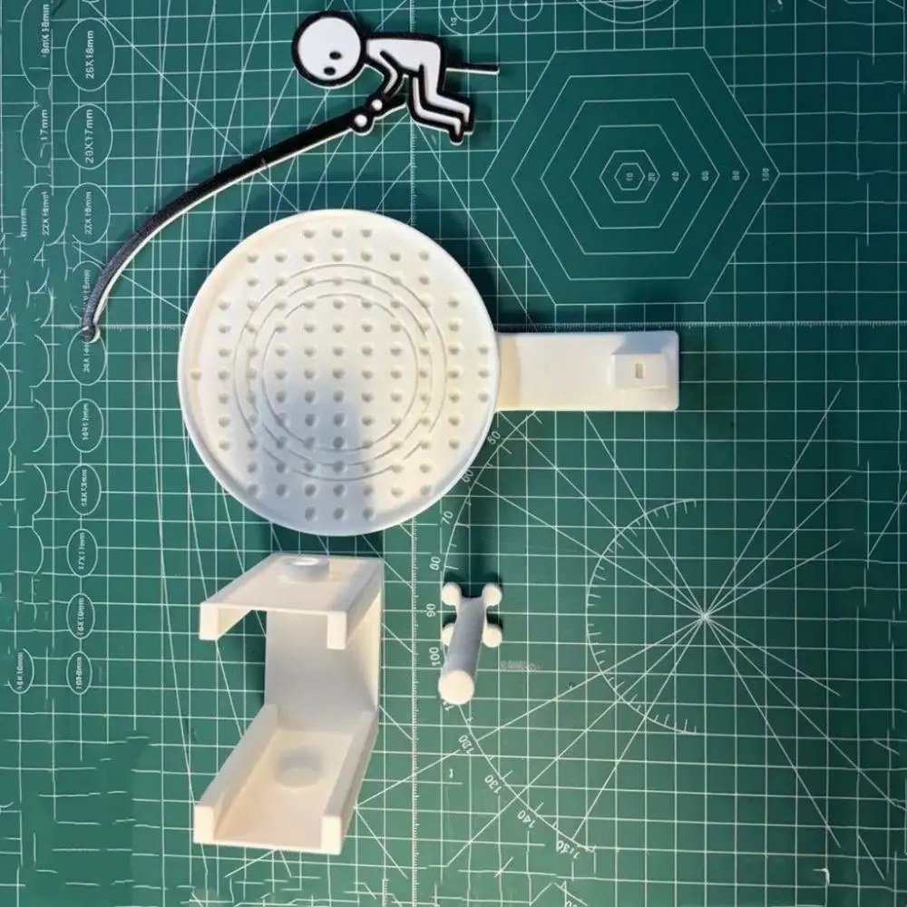 Portable Fishing Man Tea Bag Holder Heat-resistant Drip-catching Coaster Fisherman Tea Bag Stand Desk-mounted/Table Clamp