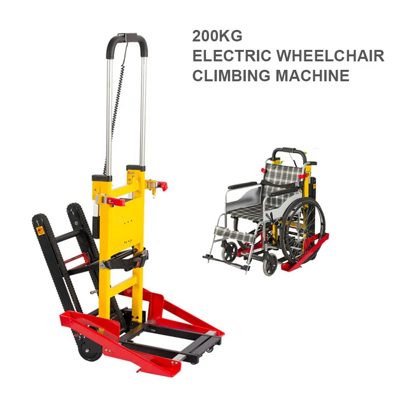 Electric Stair Climbing Car Automatic Trolley Climbing Crawler-Type Up And Down Stair Climber Vehicle Cargo Handler