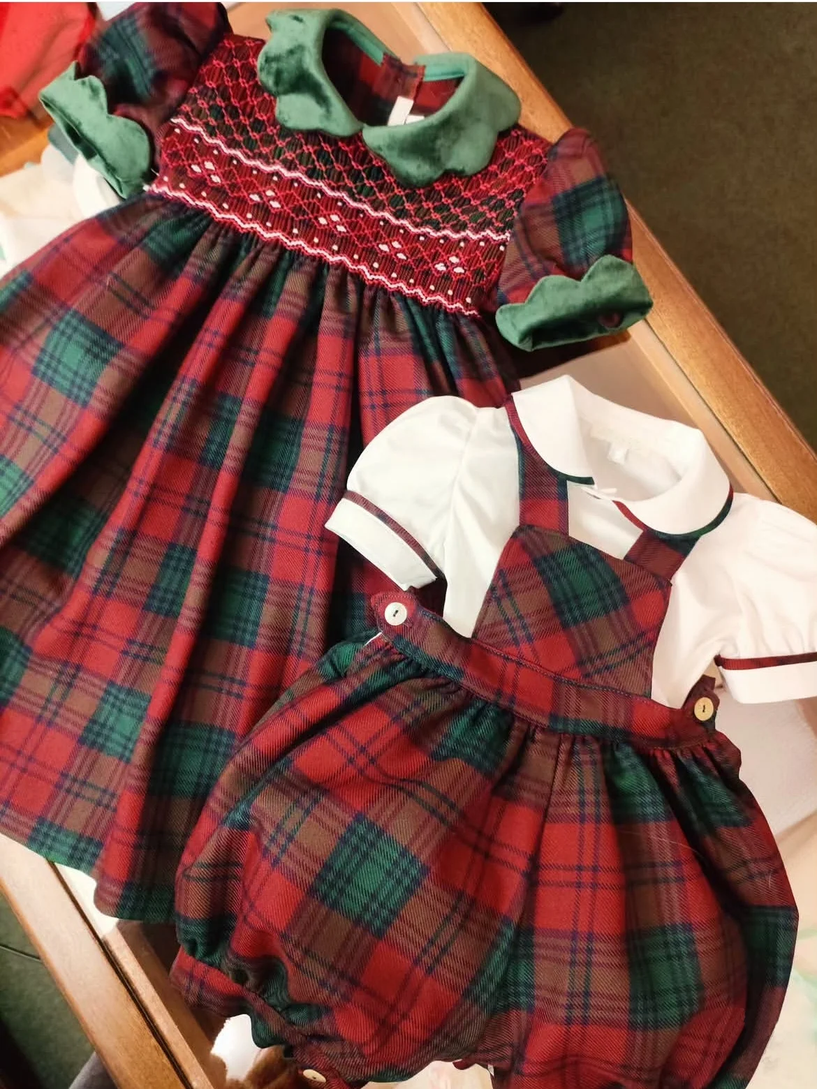 smocked christmas dress Ornament 18 month in slip for maximum comfort Toddler Baby Girl Smocked Christmas
