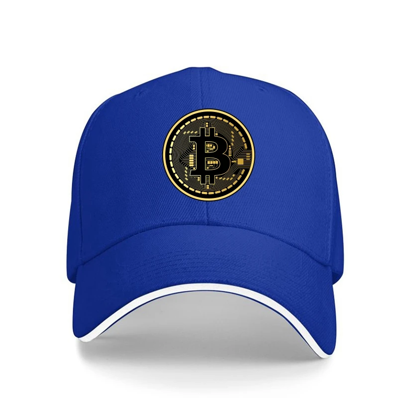 Bitcoin Gold Baseball Cap Men Short Sleeve Cotton   Cryptocurrency Crypto Currency Geek Tee Tops Novelty Tshirts Gift Idea