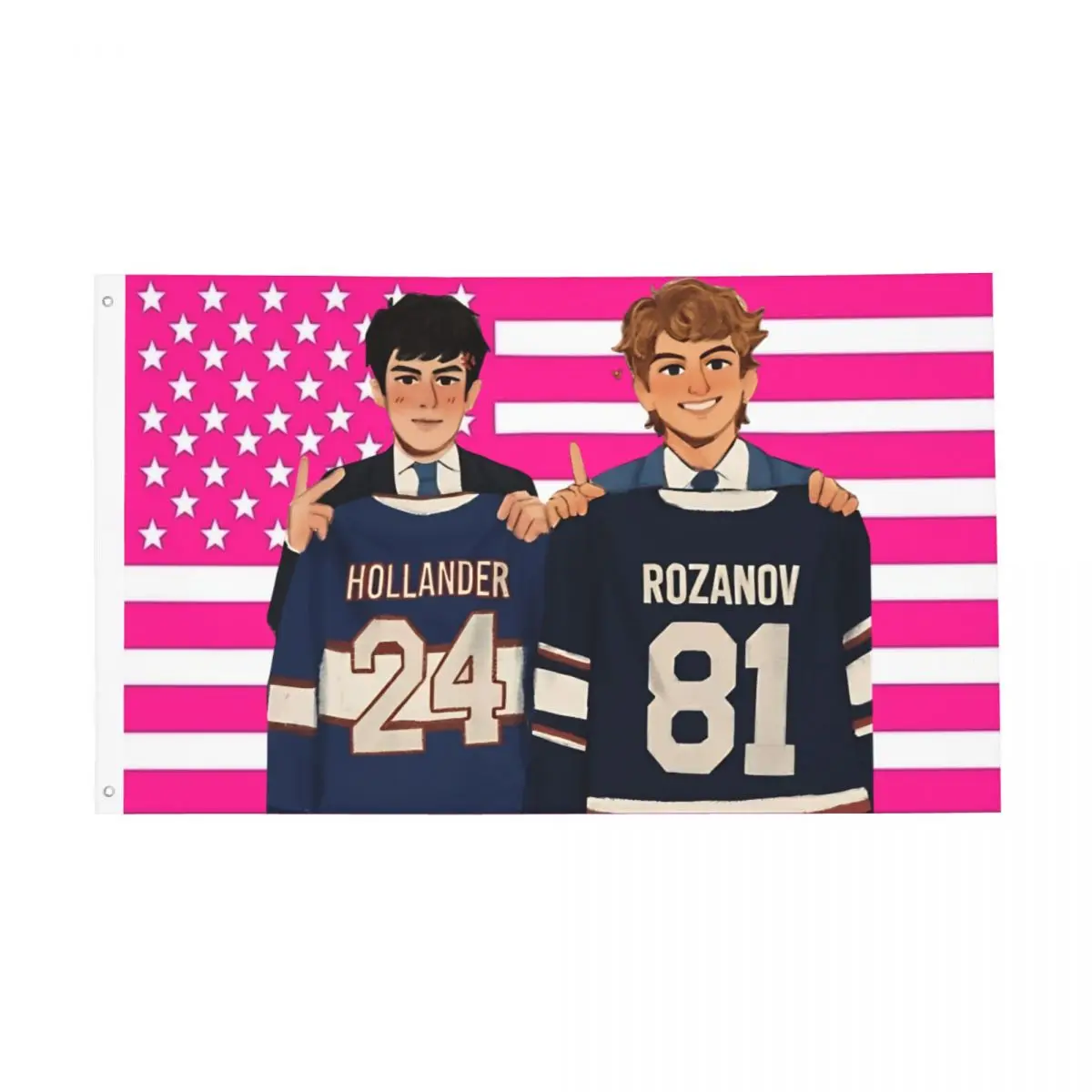 Heated Rivalry Flag Indoor Outdoor Banner 2 Grommets Shane Ilya Number 24 81 Decoration Double Sided 2x3 3x5 4x6 5x8 FT Flags