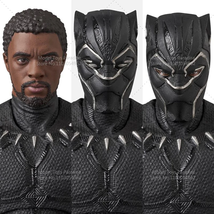 Medicom Toy MAFEX 1/12 Collectible Toys Black Panthe Throne Ver 1.5 The Avengers Super Hero 6Inch Action Figure Model Fans Gifts