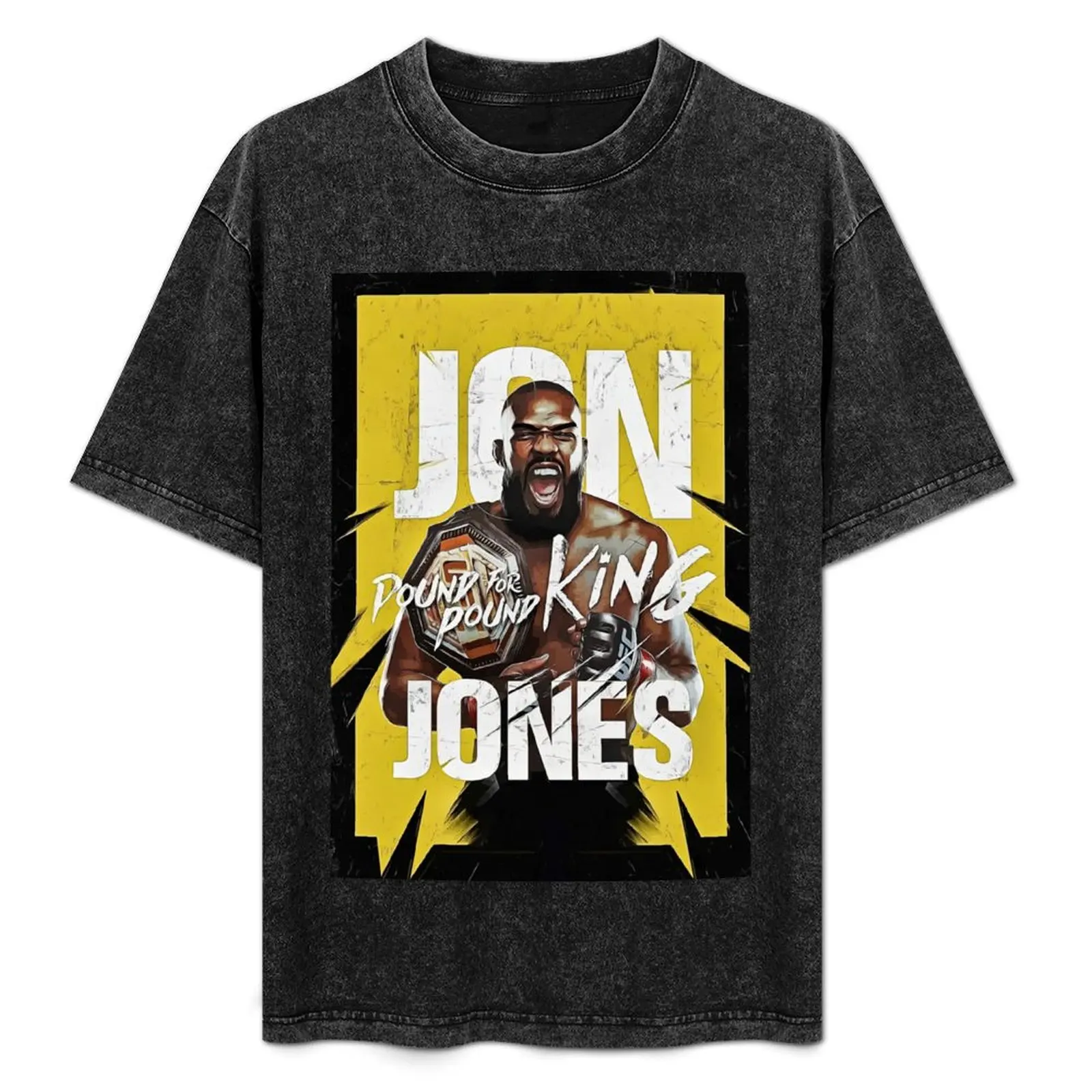 

Jon Jones Stronger T-Shirt Short sleeve tee quick drying Men's t-shirt