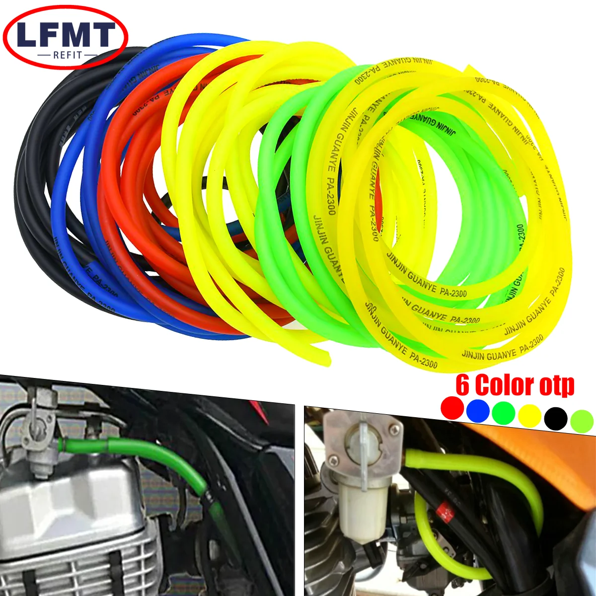 1 Meter 3 Meter 5 Meter Motorcycle Universal Hose Petrol Fuel Line  Gas Oil Pipe Tube for Dirt Bike ATV Quad Minimotor Scooter