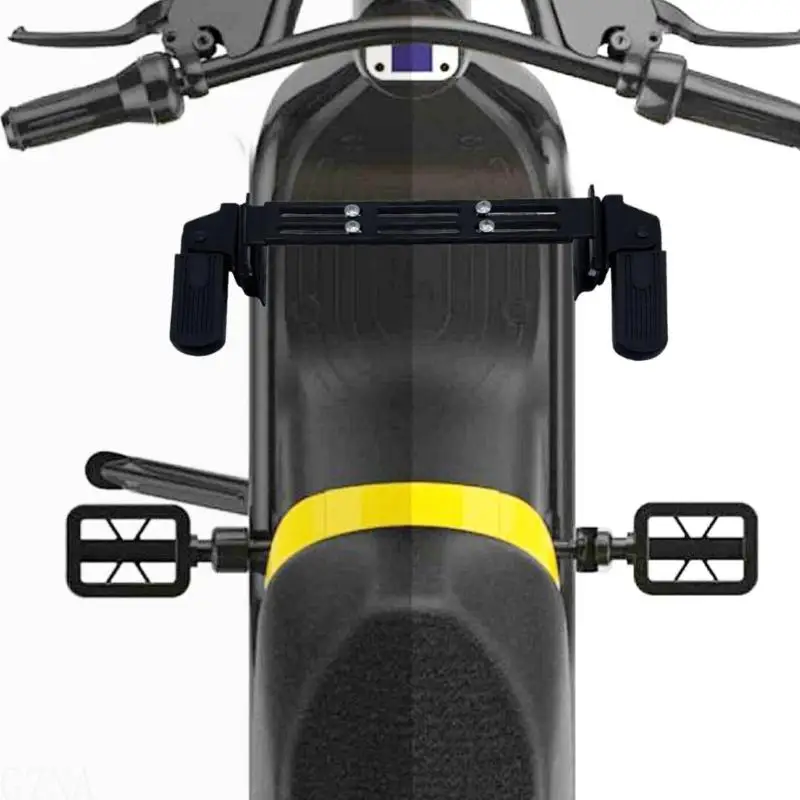 G7NA Elektrofahrrad-Vorderpedale für Elektrofahrrad, Metall, faltbare Fußrasten, klappbare Fußstütze, Elektroroller-Zubehör – Detail 10