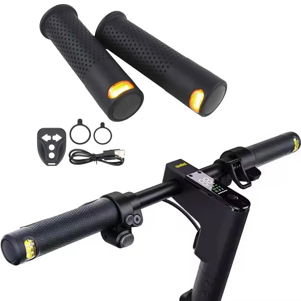 

1 пара указателей поворота, ручки для скутера, универсальный руль для скутера для Xiaomi M365 Pro 1s Pro 2, ручка со слотом Gr R3Y5