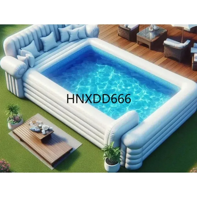 

Большой надувной диван-бассейн, надувной бассейн для отдыха на открытом воздухе и в помещении, водостойкий, прочный дизайн