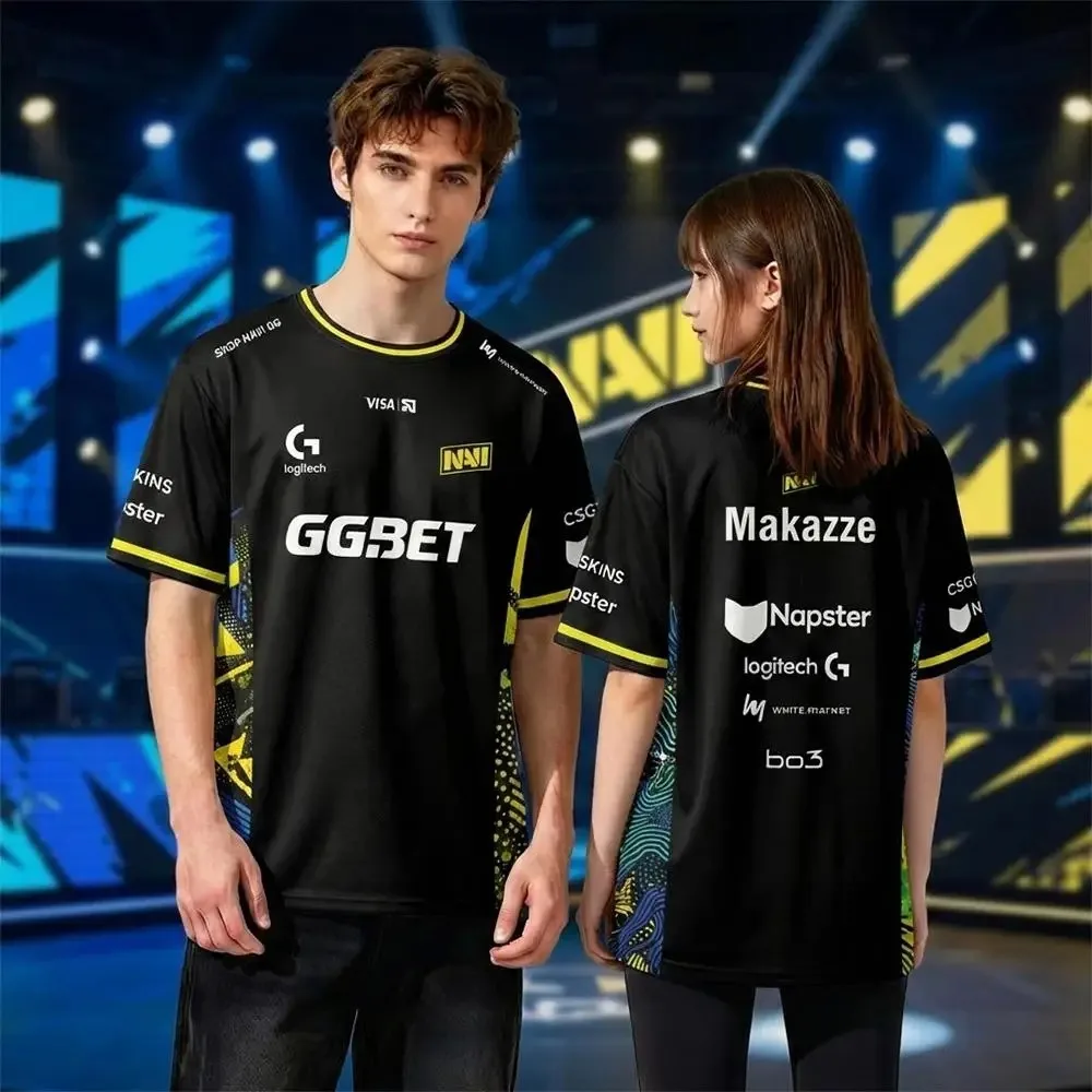 NAVI Esports Club 26 Jerseys CS2 Major Game Breathable Quick-Drying T shirts Customizable Men's Women Short-Sleeve Tee Fan Gift