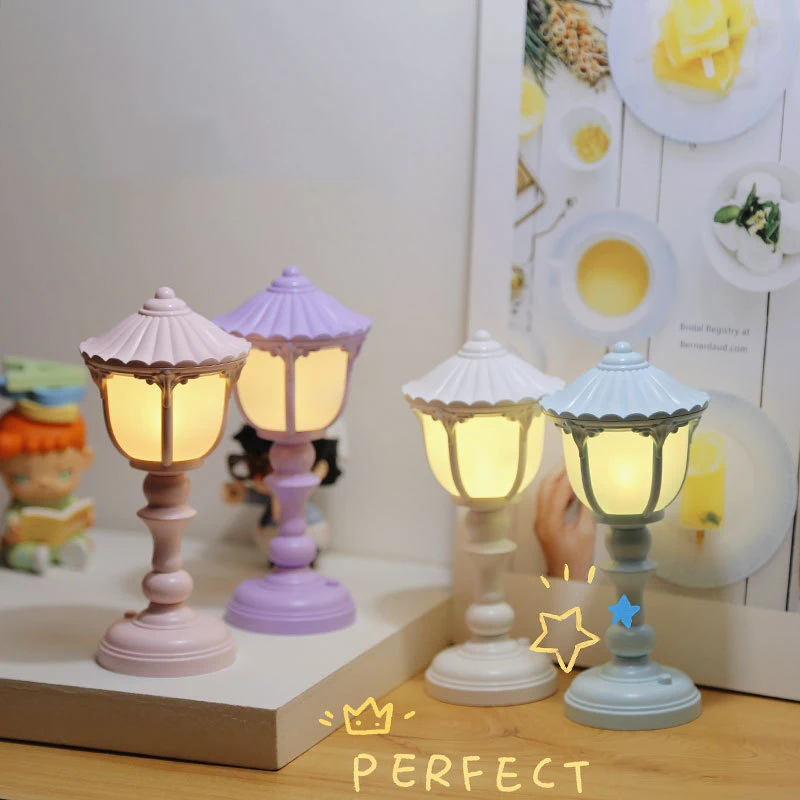 LED Night Light Mini Cute Pet Light Ins Student Gift Cartoon Pet Folding Table Lamp Kids Room Bedside Bedroom Living Room Decor