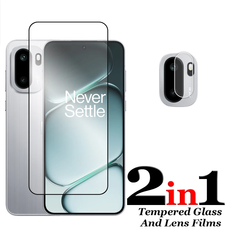 6in1 ل Oneplus ACE 6 زجاج ل Oneplus ACE6 الزجاج المقسى 2.5D غطاء كامل الغراء واقي للشاشة ل Oneplus Ace 6 عدسة فيلم #3