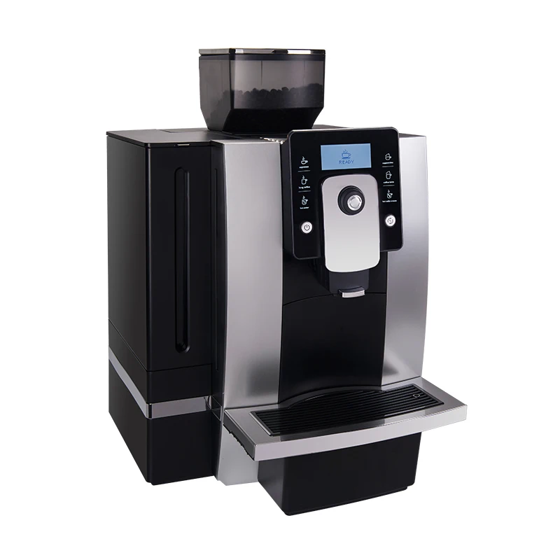 K1601L Fully Automatic Coffee Machine for Office Espresso Cappuccino, Latte, and Americano Automatic Cleaning Function