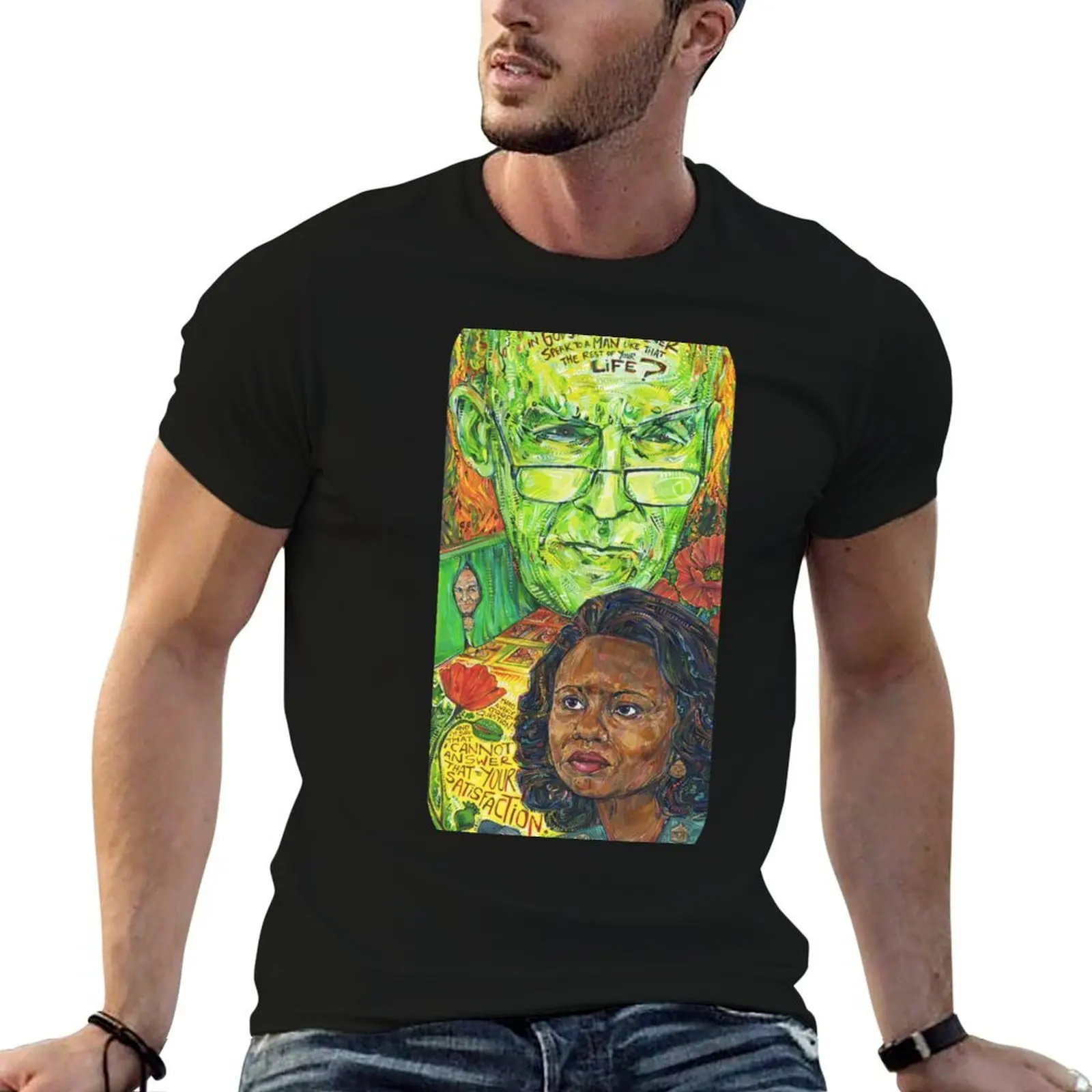 

Anita Hill Painting - 2017 T-Shirt t shirt man designer t shirts for man cotton funny anime t shirts for man T-shirt